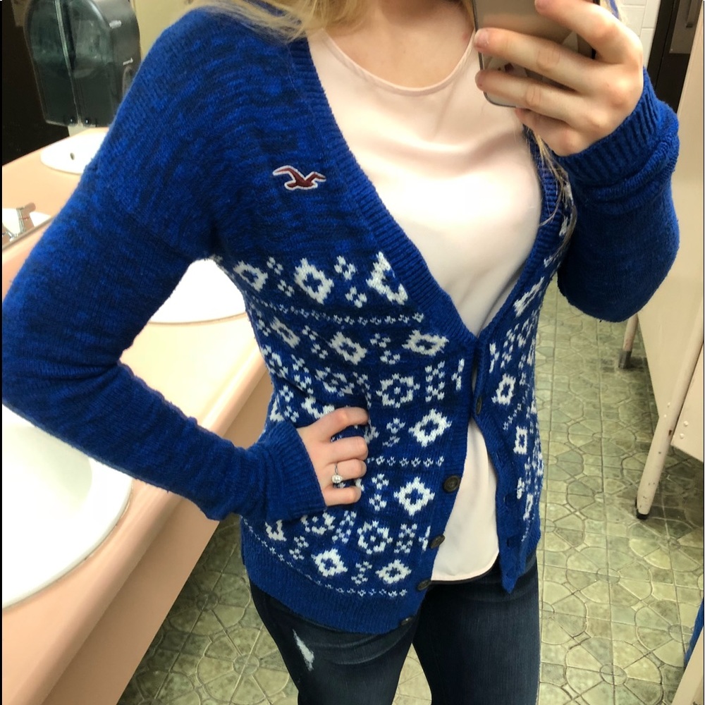 Festive holiday cardigan